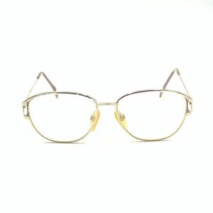 Vintage T352 Seiko Purple Gold Oval Sunglasses Frames